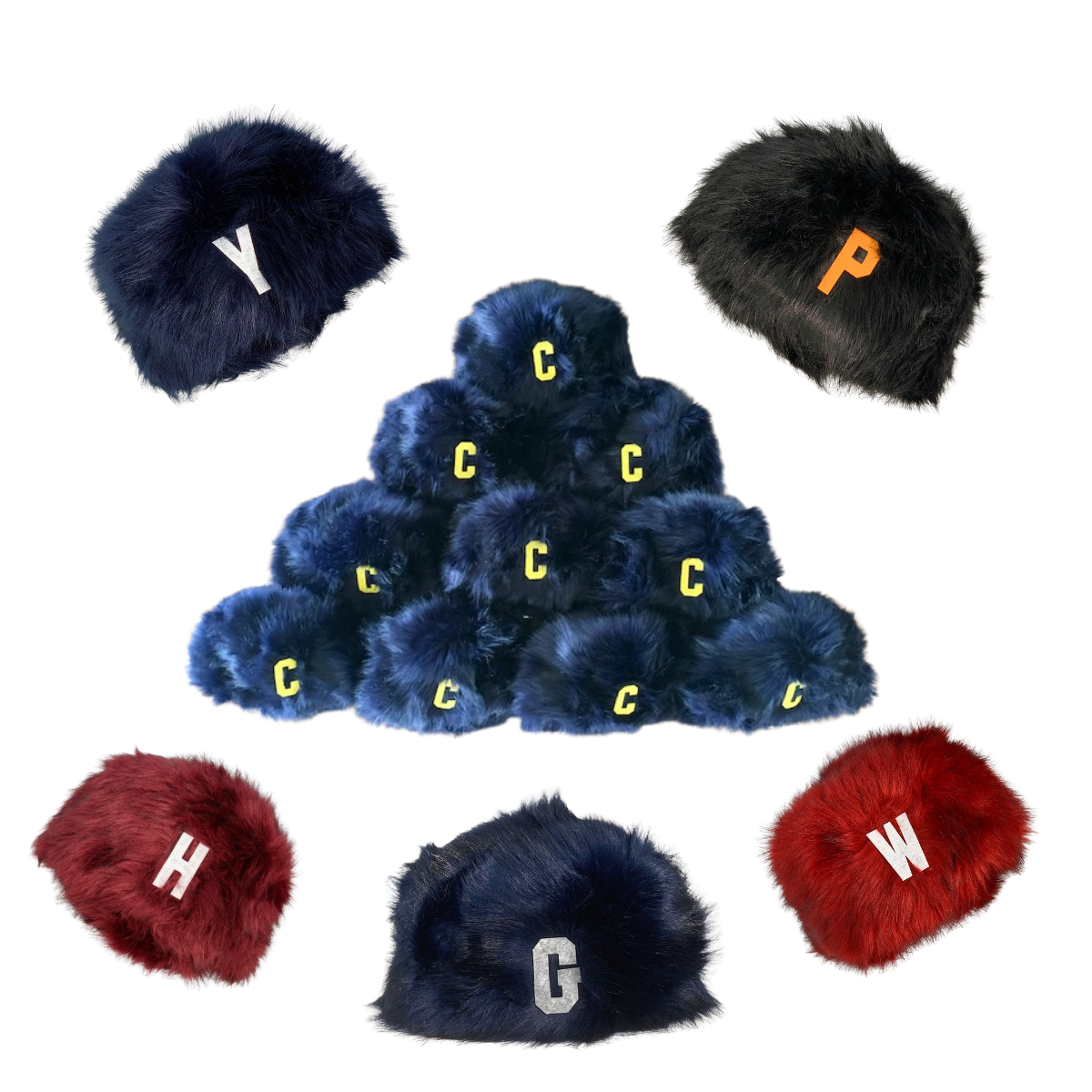 Custom Made Faux Mink Fur Cap Leaveforme Faux Mink Fox Fur Braided Warm Thick Hat,Faux Fur  main image 3