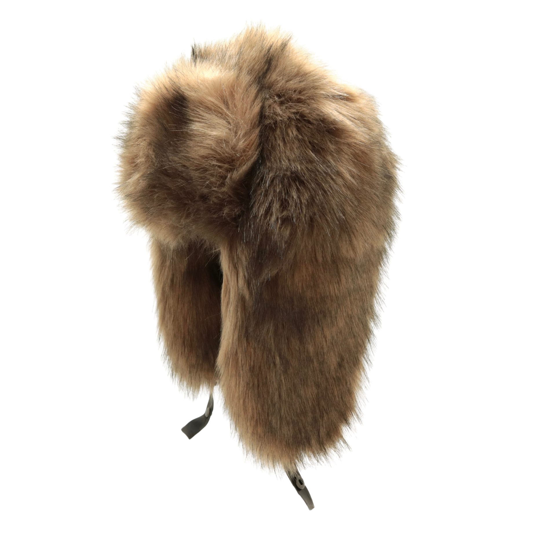 FAUX FUR TRAPPER HAT