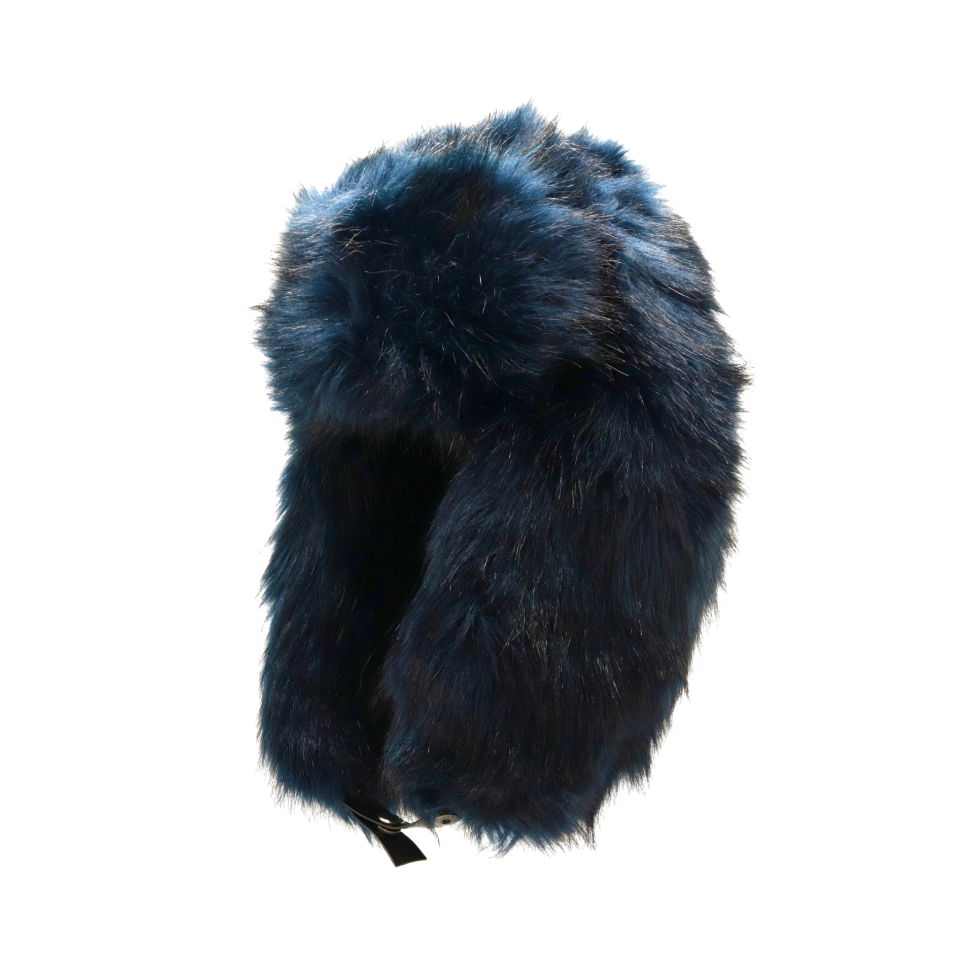 FAUX FUR TRAPPER HAT