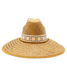 STRAW HATS - LATTICE MOTIF