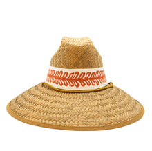 STRAW HATS - RETRO LEAF LINEN RIBBON