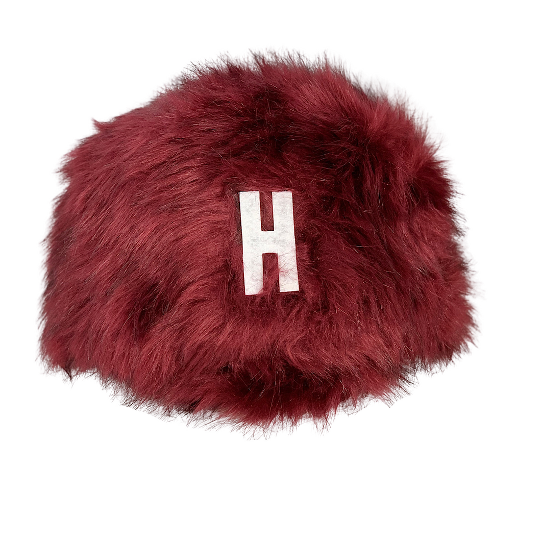 Burgundy best sale fur hat