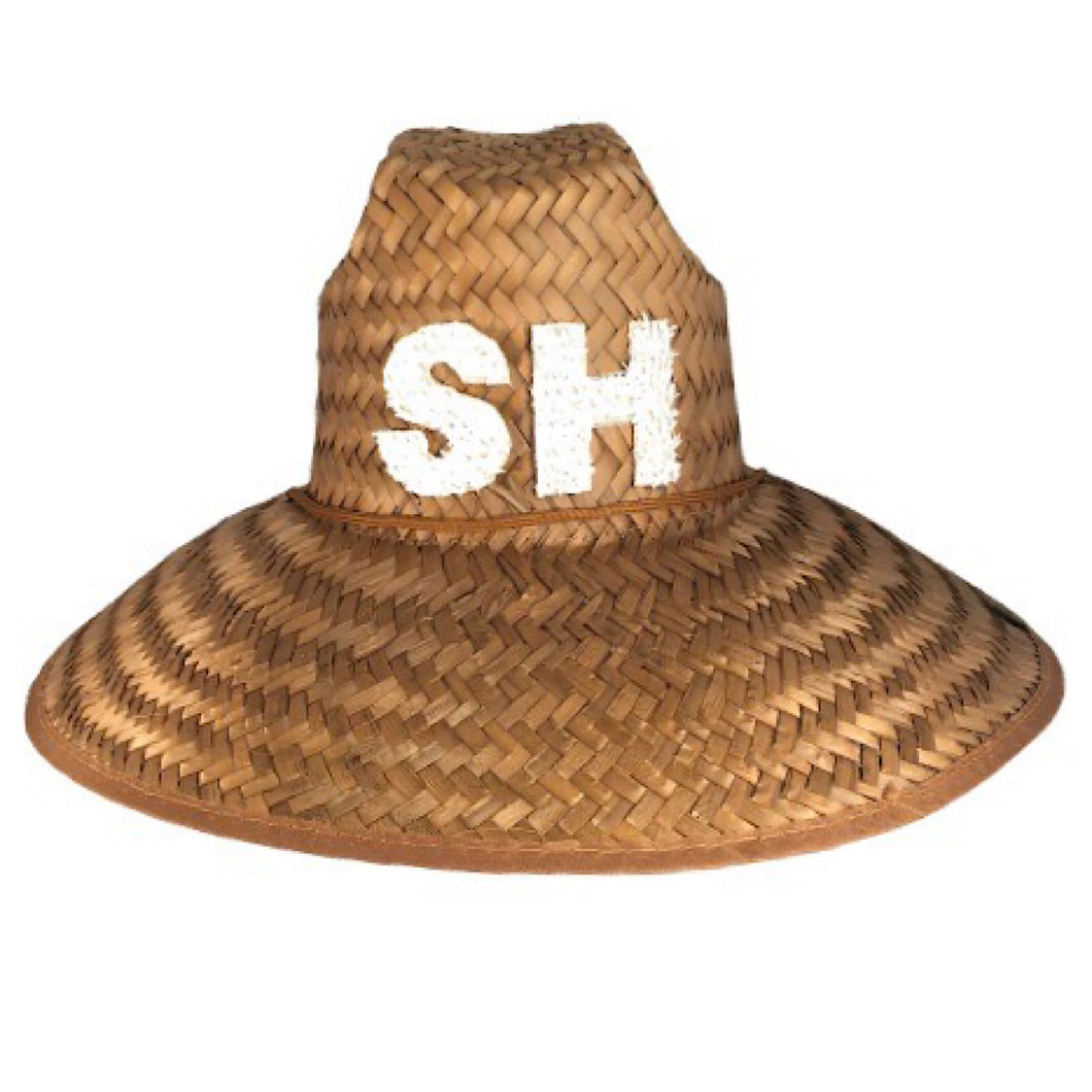 glampwear southampton straw hat summer hat lifeguard hat